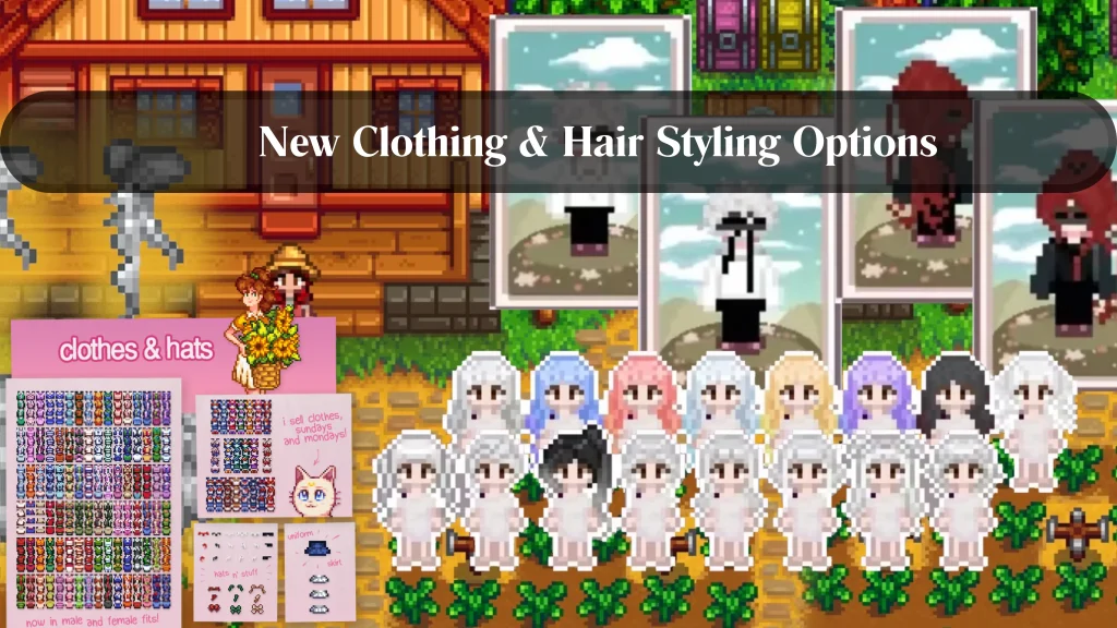 Stardew Valley APK v1.6.15.0 Download for Android 2025 44 New Hairstyles and Clothing Options